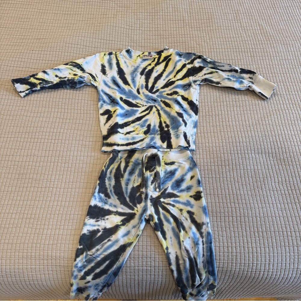 Mish Boys Tie-Dye Long Sleeve and Pants Set - 3T